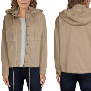 Natural Reflections NWOT Women's Size Medium Tencel Cotton Tan Utility Jacket